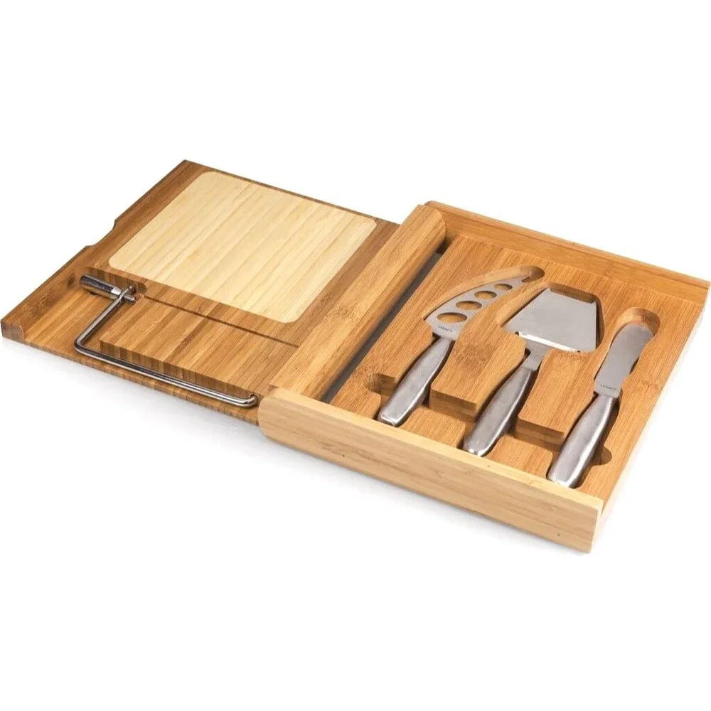 Picnic Time Toscana Soirée Cheese Cutting Board & Tools Set BRAND NEW